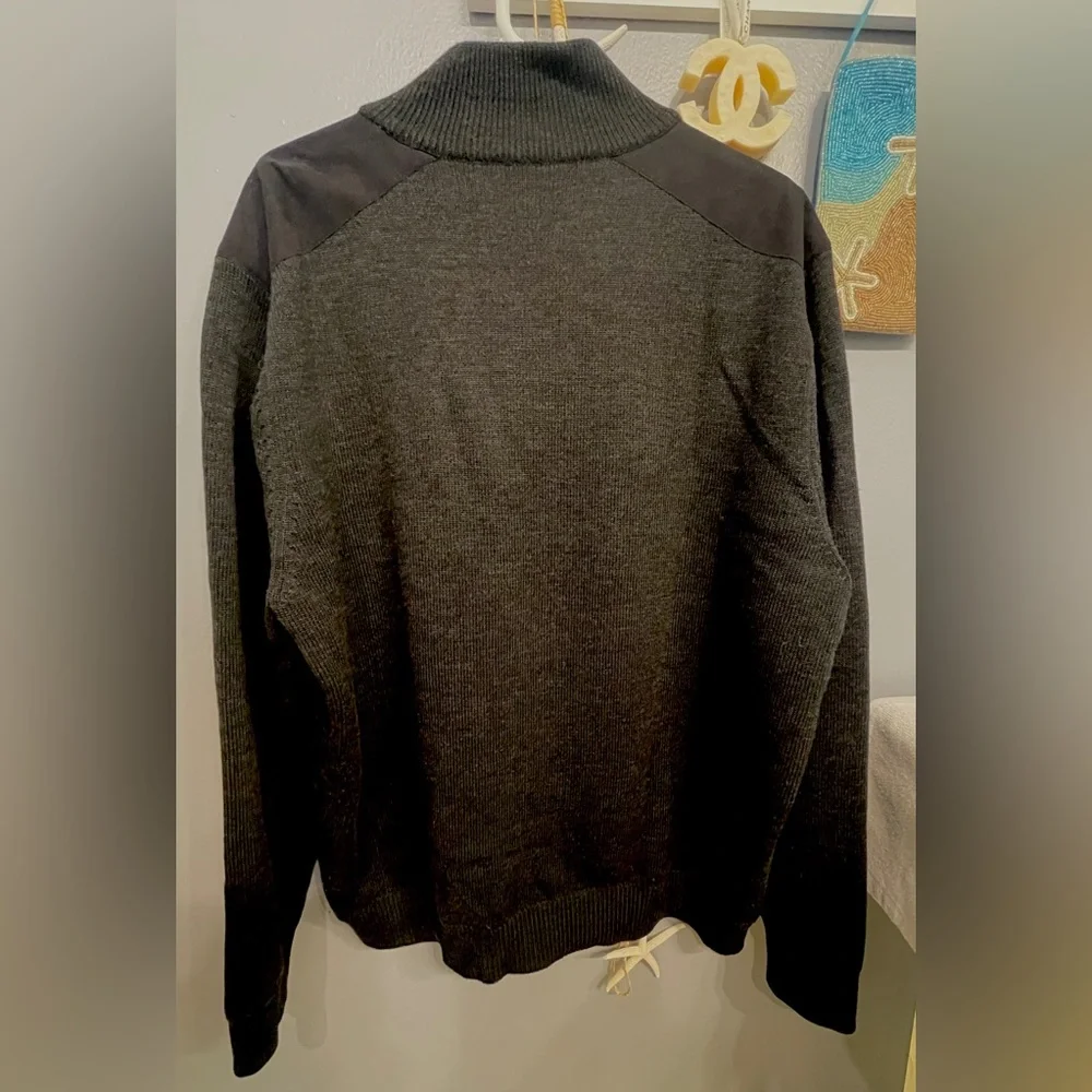 Michael Kors Sweater Mens (unisex) Merino Wool XXL Dark Gray